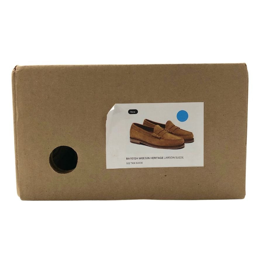 新品未使用 【G.H.Bass&Co.】ジーエイチバス ラーソン ローファー スエード ブラウン サイズUS9