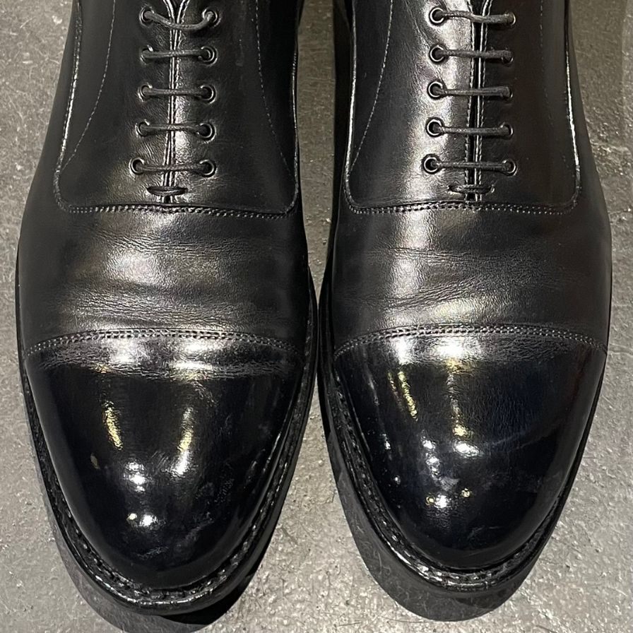 【PARABOOT】パラブーツ クレマンソー ストレートチップ カーフ ブラック サイズ UK8