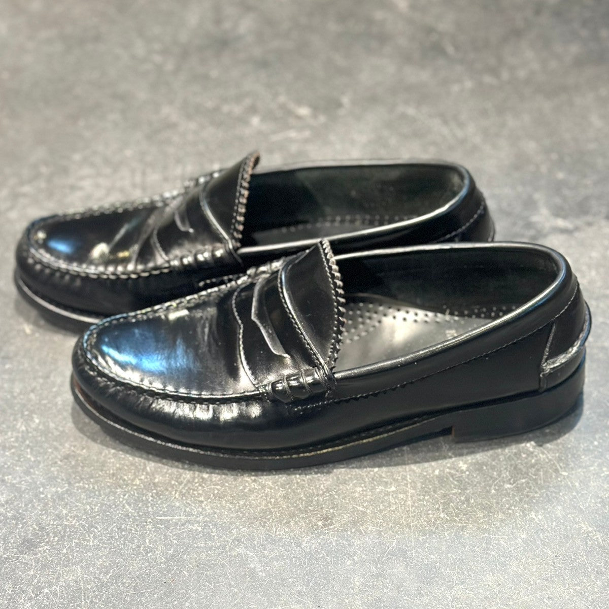 美品【Allen Edmonds】アレンエドモンズ ケンウッド コインローファー カーフ ブラック サイズ UK8