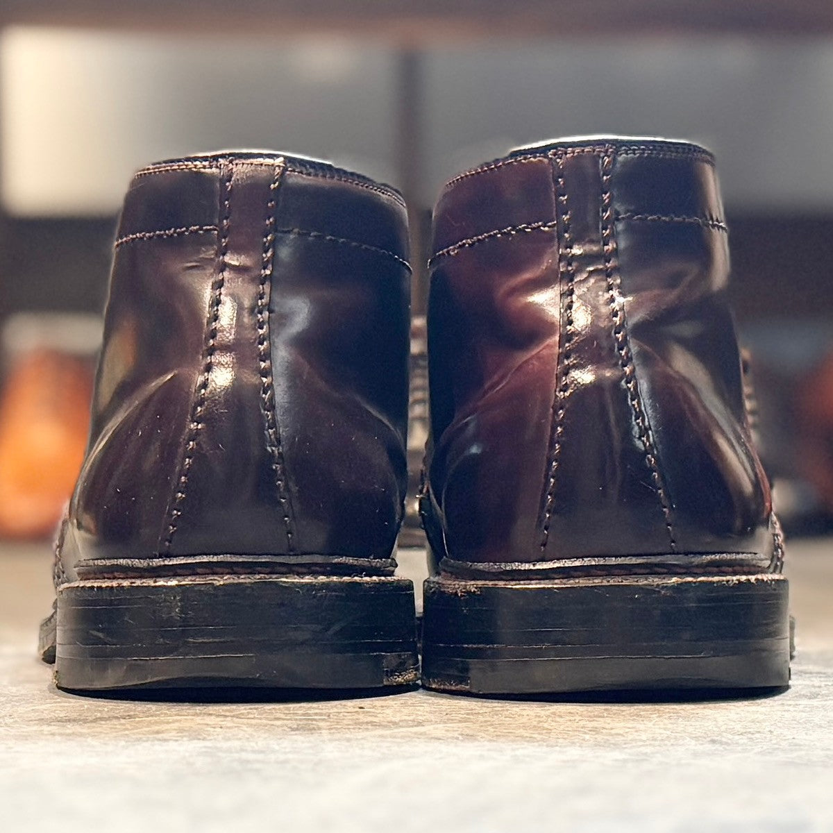 【ALDEN】オールデン チャッカブーツ 1339 コードバン ダークバーガンディ サイズUS9D バリーラスト 参考定価¥216,700-