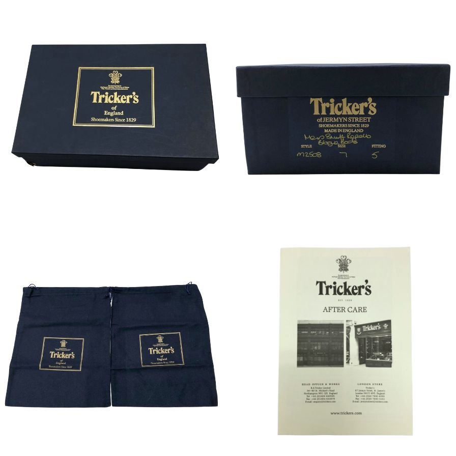 【Tricker`s】トリッカーズ 2508 ブーツ スエード ブラウン(茶系) サイズ UK7 ラスト