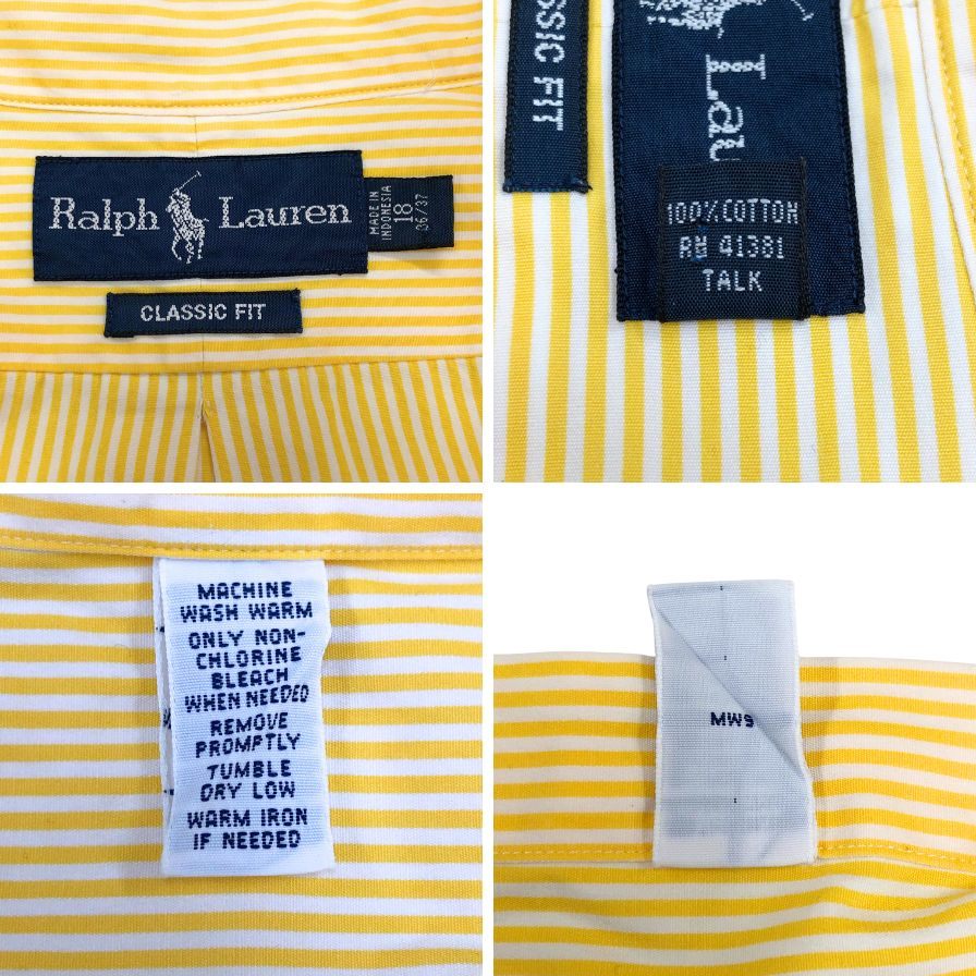【Ralph Lauren】ラルフローレン 長袖シャツ サイズ