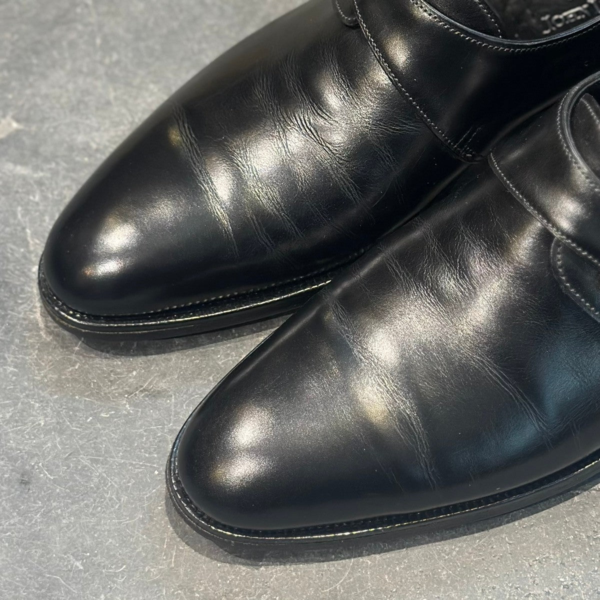 極美品【JOHN LOBB】ジョンロブ MATTA2 シングルモンクストラップ カーフ ブラック サイズ UK6D 7000ラスト