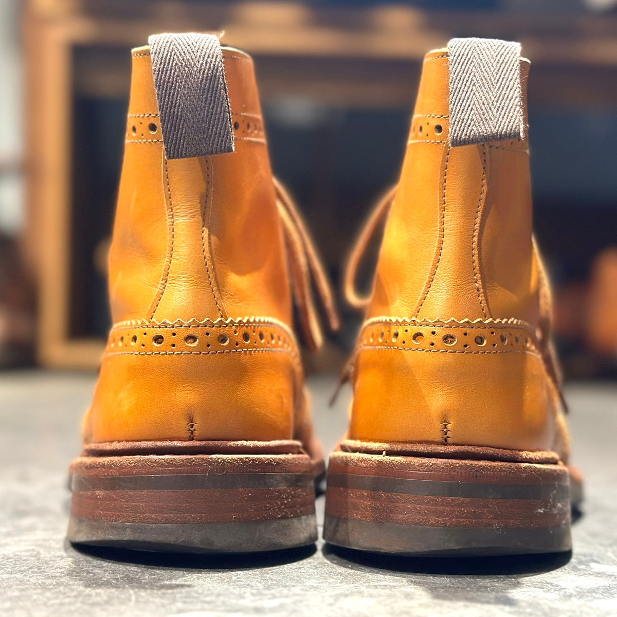 極美品【Tricker’s】トリッカーズ ストウ 5634 エイコンアンティーク サイズ UK7.5 4497Sラスト