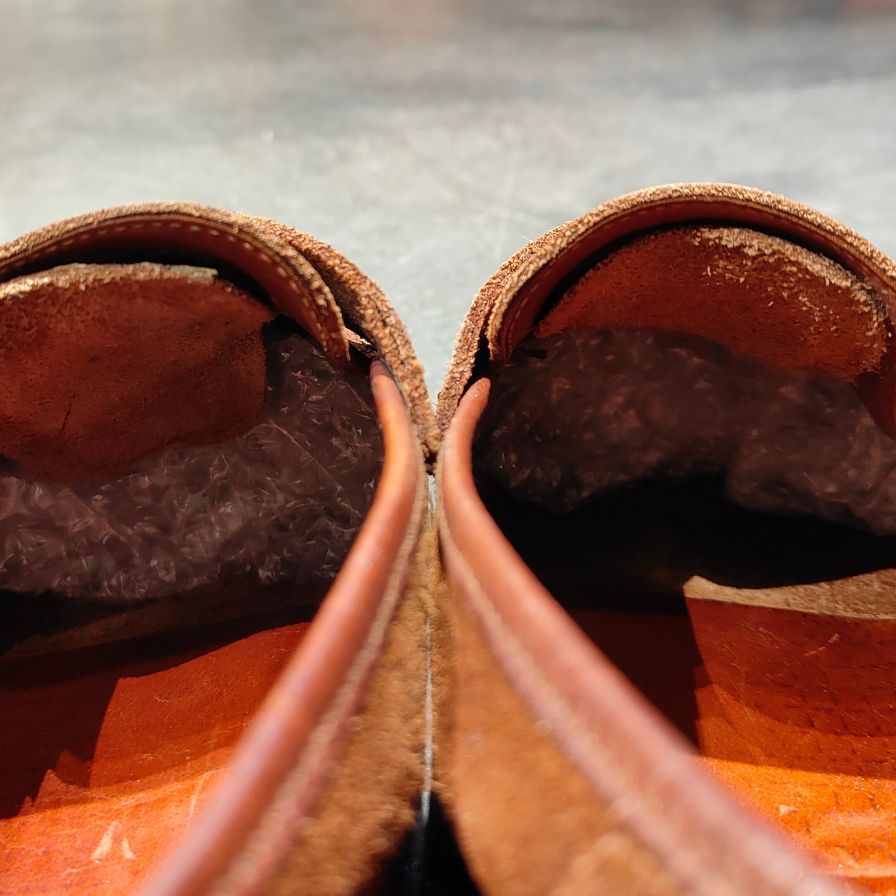 【CROCKETT&JONES】クロケットジョーンズ×BEAMSF アンラインドローファー スエード ブラウン サイズUK9