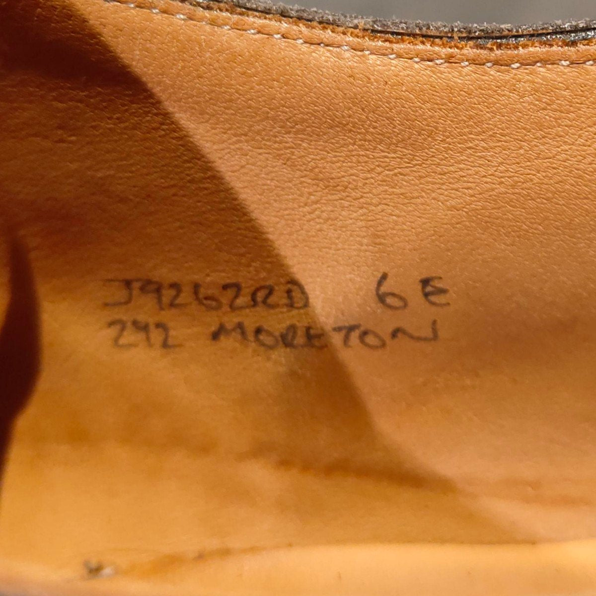 美品【CROCKETT&JONES】クロケットジョーンズ モールトン Uチップ カーフ ブラック サイズUK6E 292ラスト 参考定価¥132,000-