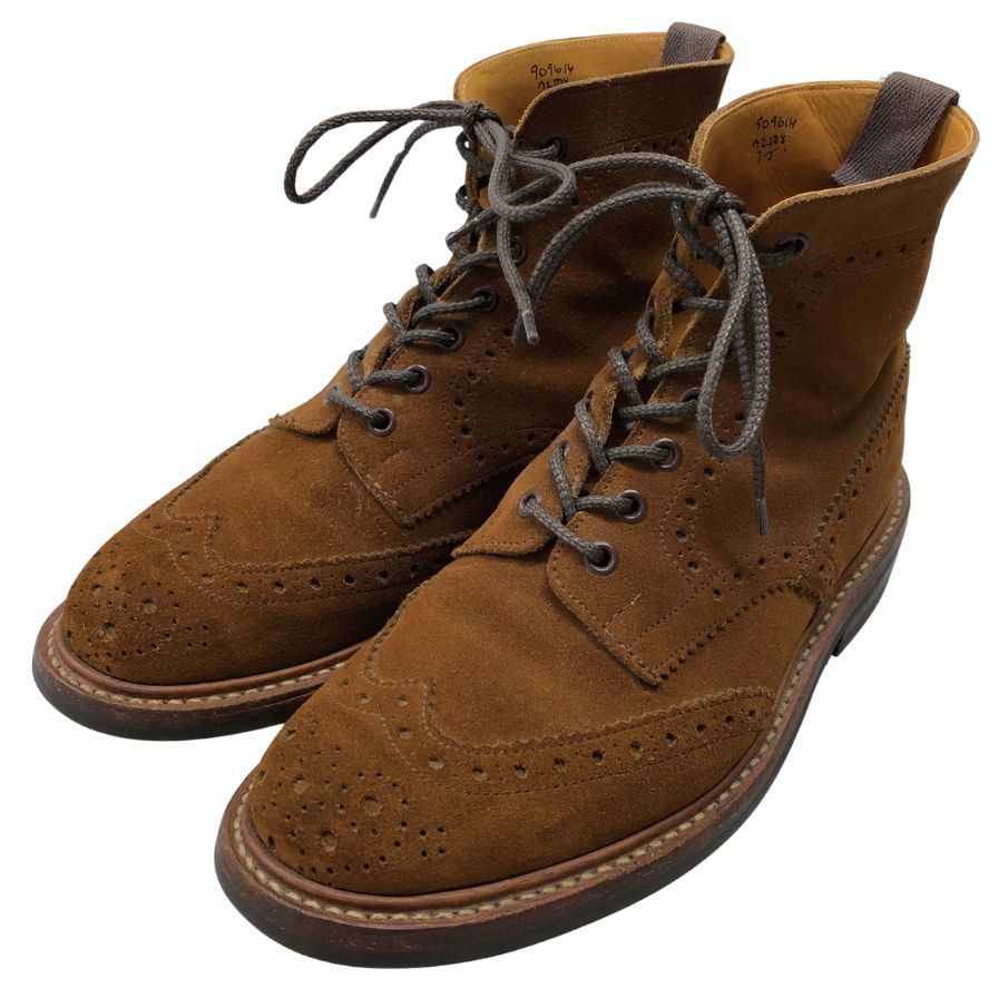 【Tricker`s】トリッカーズ 2508 ブーツ スエード ブラウン(茶系) サイズ UK7 ラスト