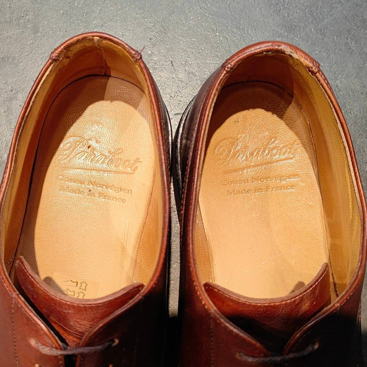 ※タグ欠損【Paraboot】パラブーツ シャンボード Uチップ カーフ ブラウン系 サイズ UK8.5