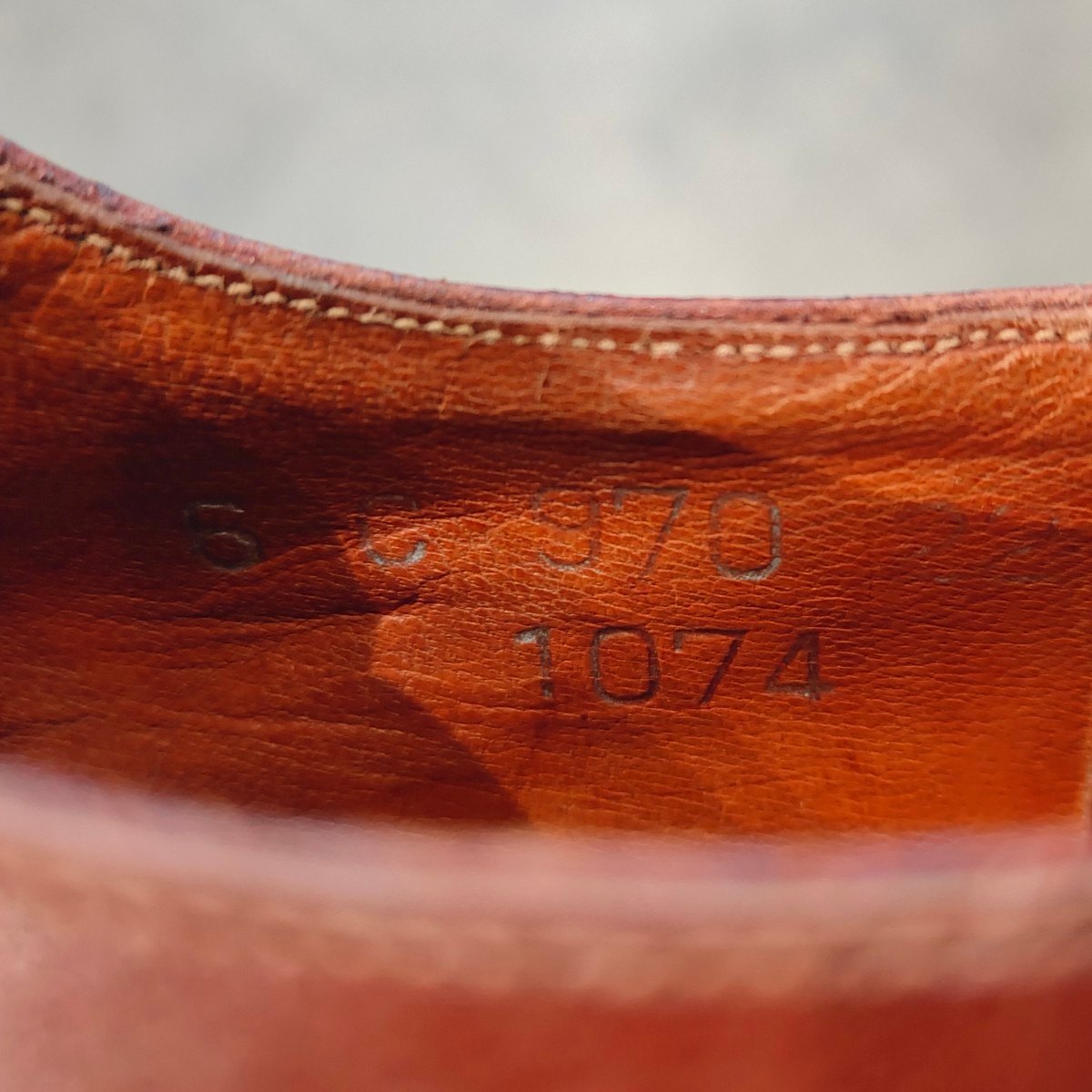 超希少 極美品 【J.M.WESTON】ジェイエムウエストン 60年代? ストレートチップ ダービー カーフ ブラウン サイズ UK6C
