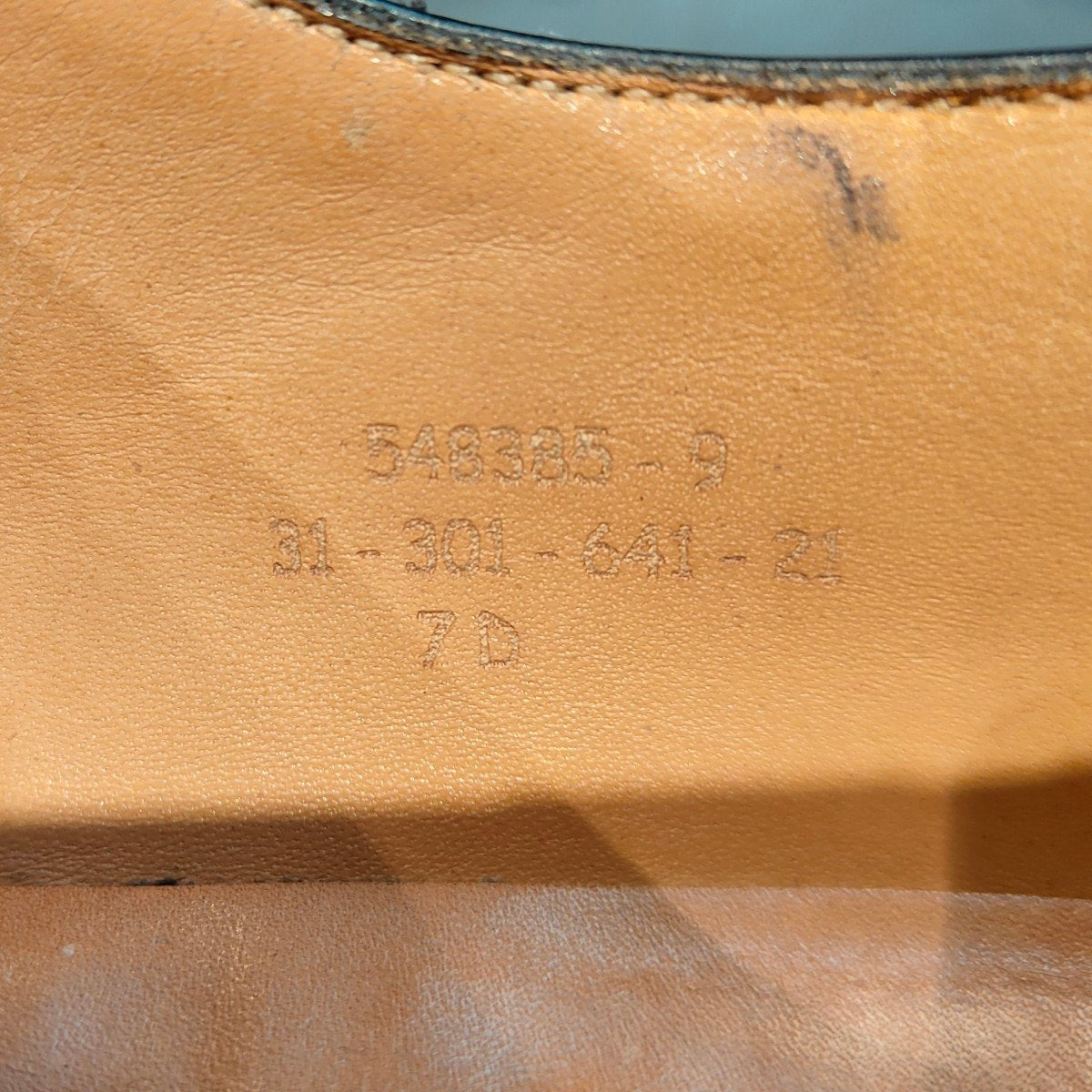 希少 美品 【J.M.WESTON】ジェイエムウエストン 641 ゴルフ Uチップ ロシアンカーフ ブラック サイズ UK7D 31ラスト 定価¥179,300-