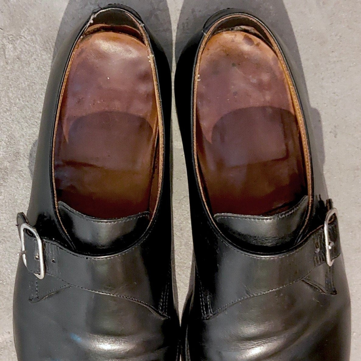 【CROCKETT&JONES】クロケット&ジョーンズ マルバーン シングルモンク カーフ ブラック サイズUK8.5E 341ラスト