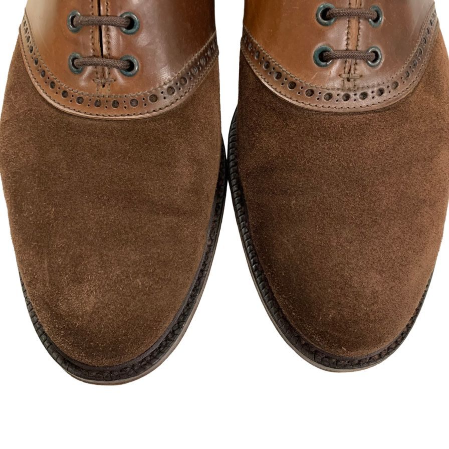 極美品 【BLACK FLEECE BROOKS BROTHERS】ブラックフリース ブルックスブラザーズ 32968 サドル コードバンスエードコンビ ブラウン サイズUS9.5D