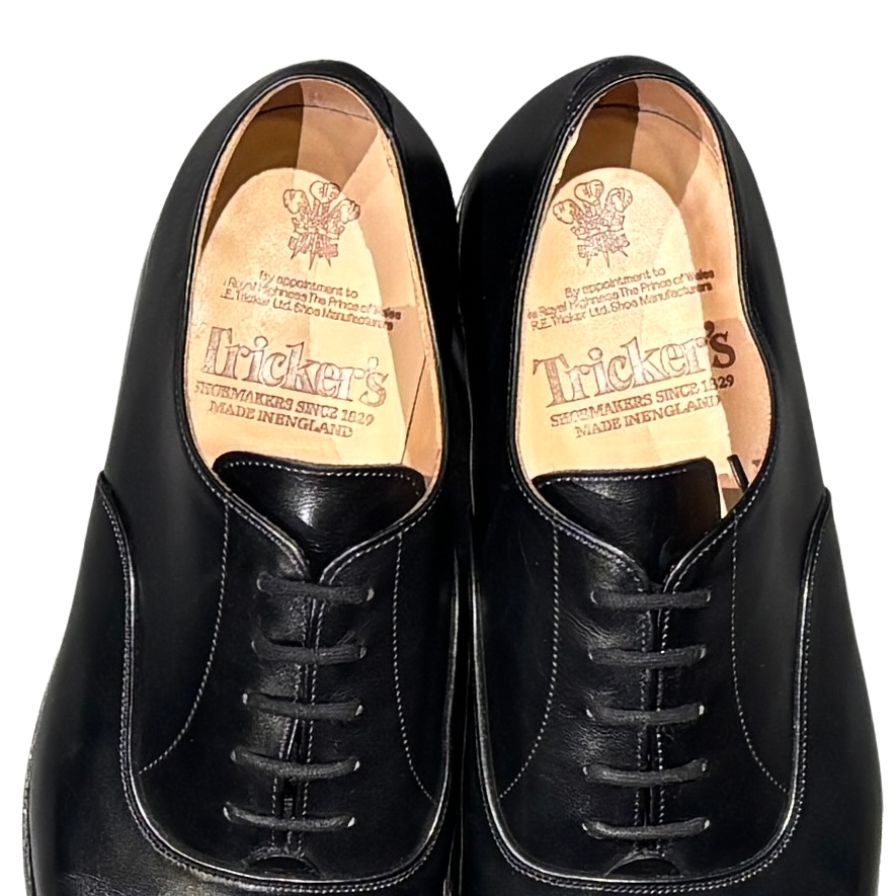 【Tricker's】トリッカーズ ビジネスシューズ カーフ ブラック(黒) サイズ 8.5 ラスト