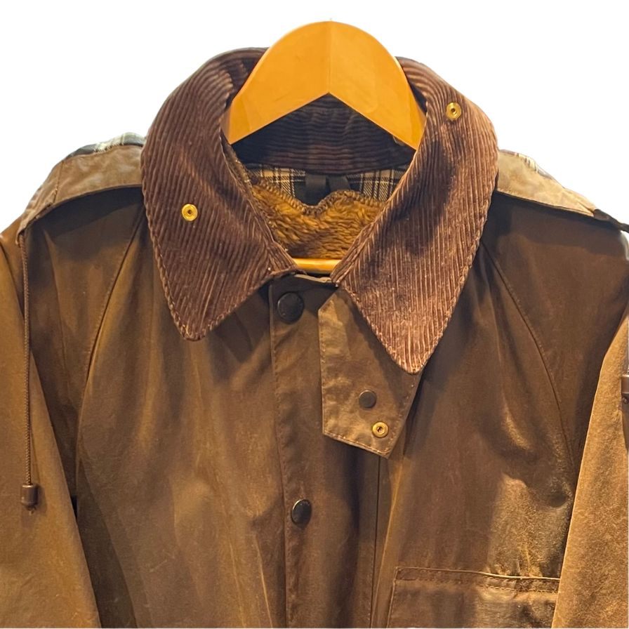 【Barbour】バブアー ソルウェイジッパー 3ワラント ブラウン系 サイズ40 ※A259パイルライナー付
