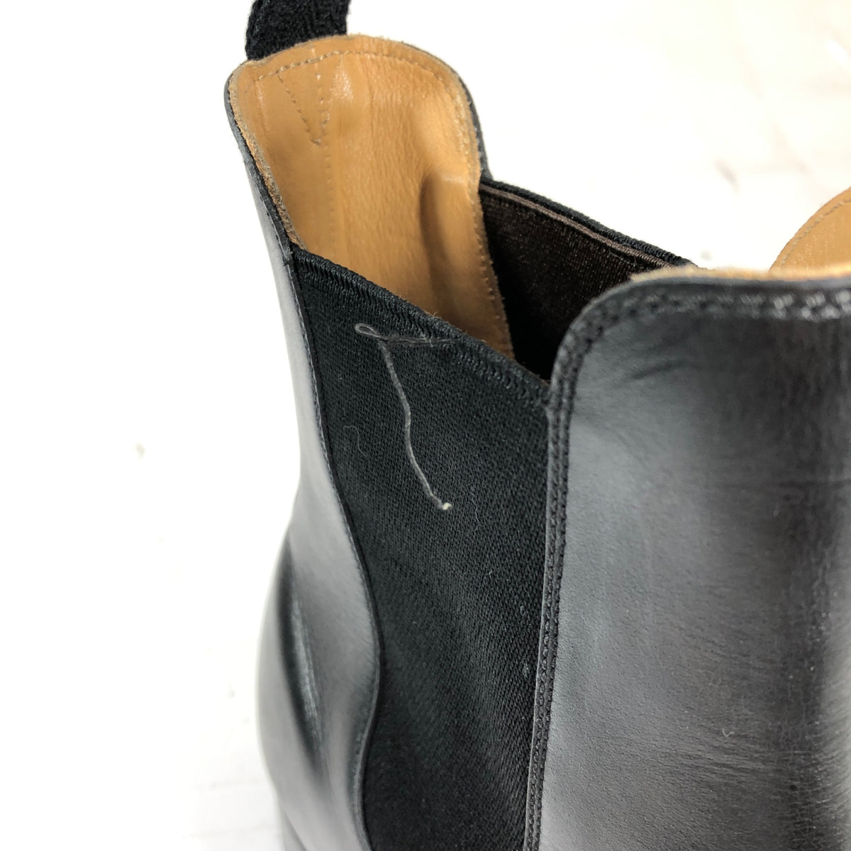 【J.M.WESTON】ジェイエムウエストン レザーシューズ サイドゴアブーツ チェルシーブーツ 705 ブラック サイズ7D メンズ J.M.WESTON