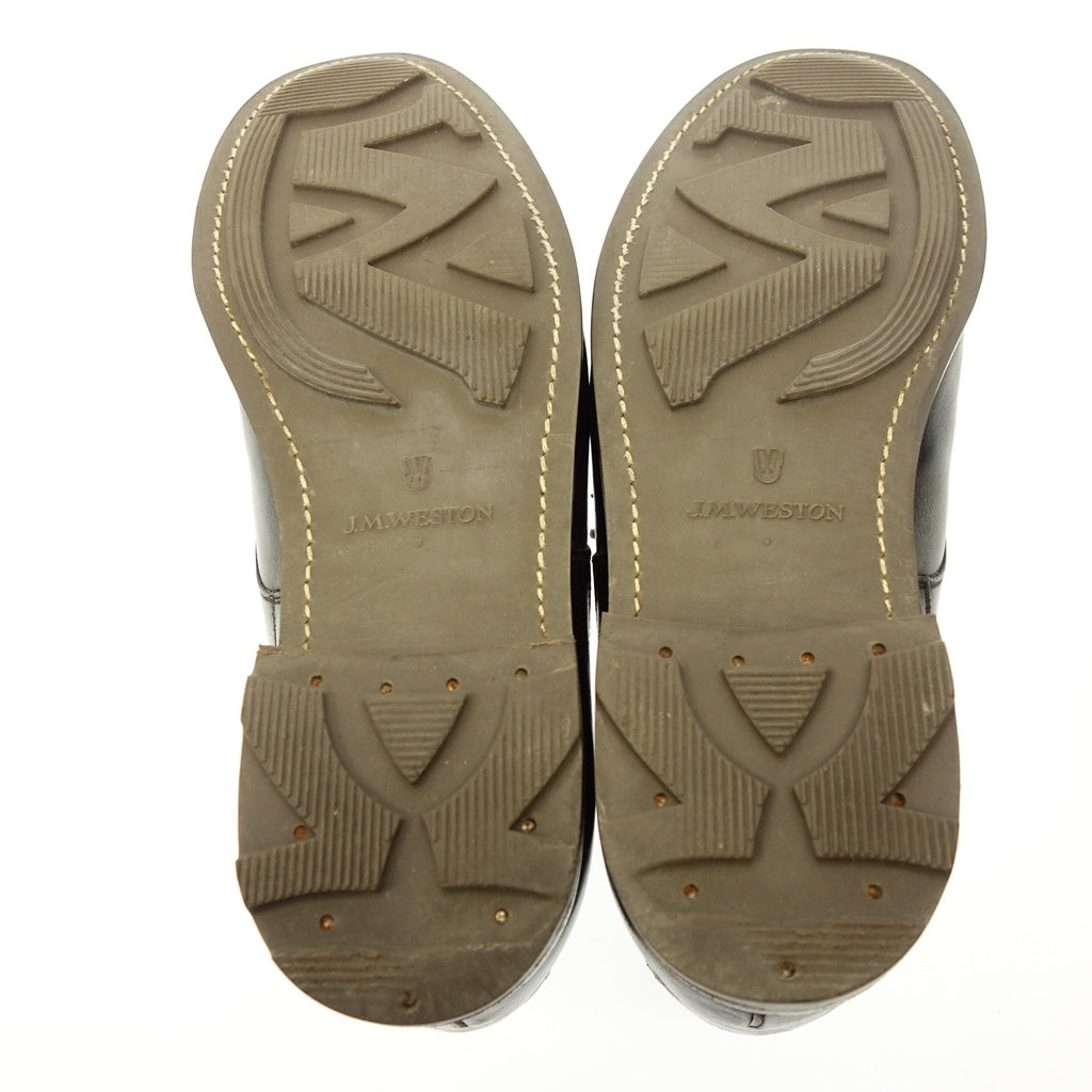 【J.M.WESTON】ジェイエムウエストン 旧ロゴ 641 ゴルフ Uチップ カーフ ブラック サイズ 9.5C GOLF