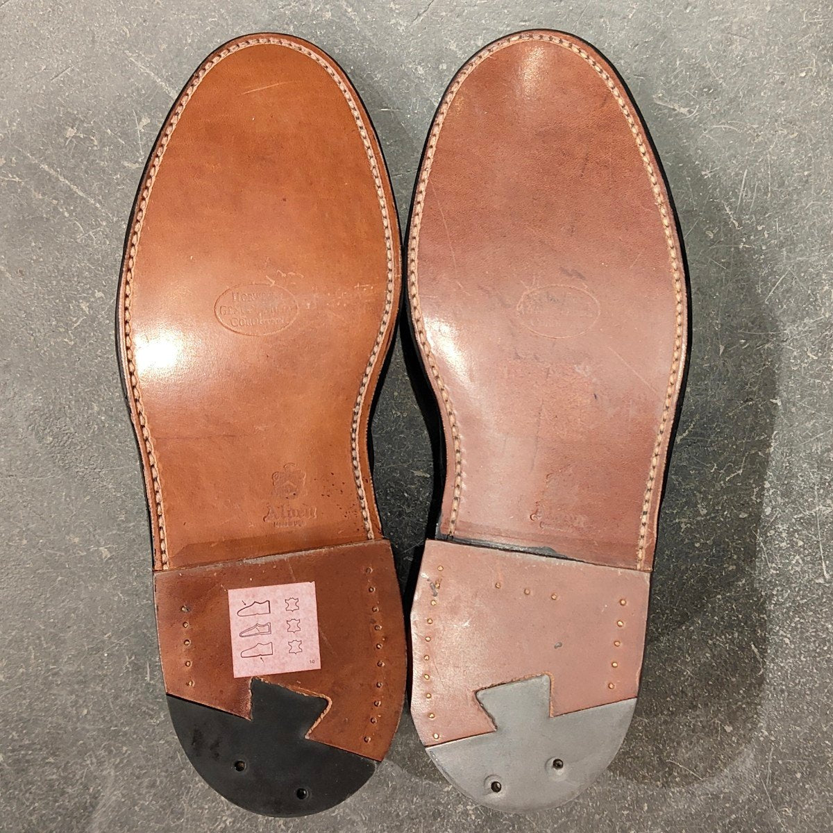 希少 新品未使用【ALDEN】オールデン ワイルドライフテーラー別注 N1609 Vチップ コードバン ブラック サイズ US6.5D バリーラスト