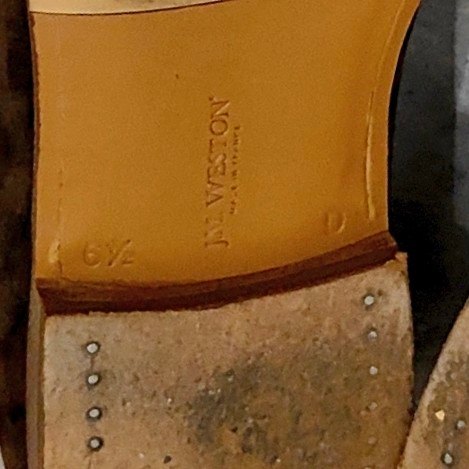 【J.M.WESTON】ジェイエムウエストン 281 コインローファー スエード ル・モック ブラウン サイズUK6.5D