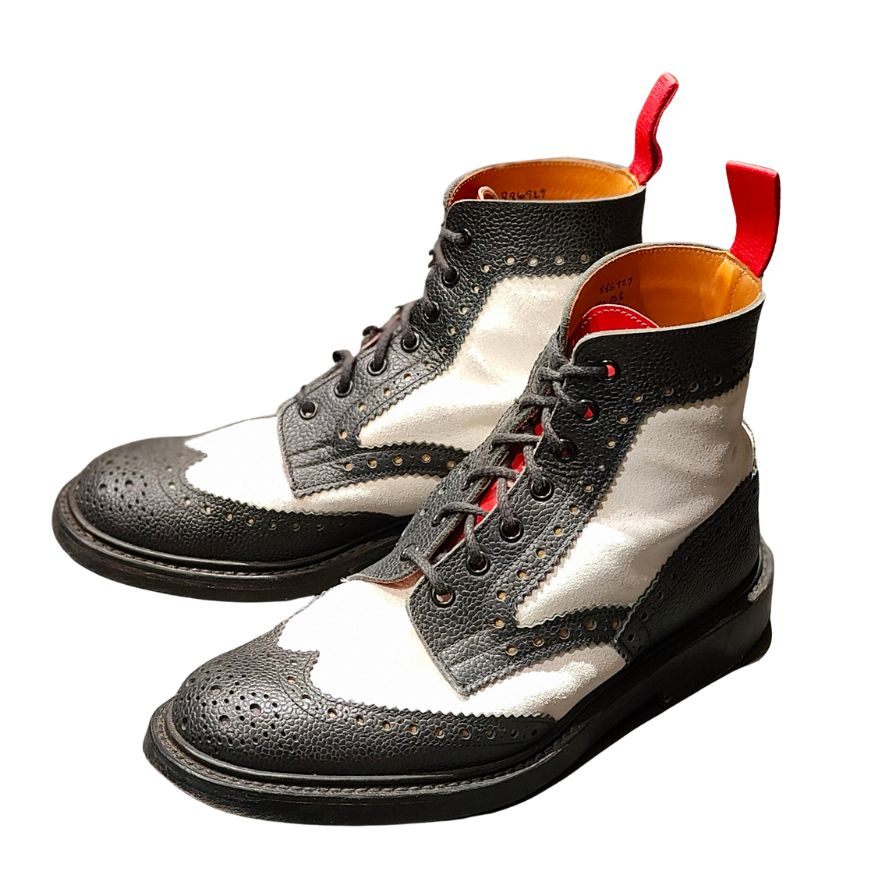 【Tricker’s】トリッカーズ M2508 ブーツ レザー、カーフスエード マルチカラー(複数色) サイズ UK6.5 ラスト