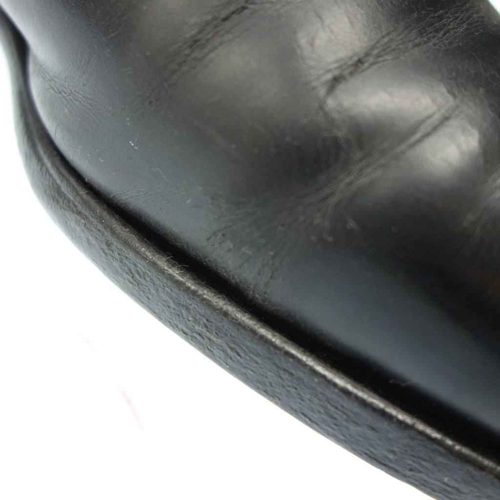【JOHN LOBB】ジョンロブ ガルニエ 内羽根プレーントゥ カーフ ブラック サイズ UK8E 8695ラスト
