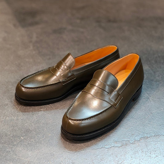 新品未使用 【J.M.WESTON】ジェイエムウエストン 180 シグニチャーローファー ボックスカーフ ハンターグリーン サイズ UK6.5D 41ラスト定価¥151,800-