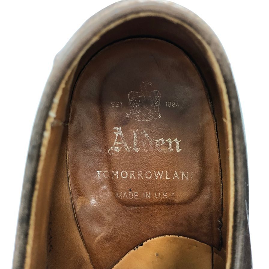 【ALDEN】オールデン 54573 ビジネスシューズ カーフ ブラウン(茶系) サイズ US7.5D ラスト