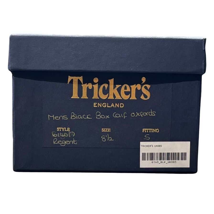 【Tricker's】トリッカーズ ビジネスシューズ カーフ ブラック(黒) サイズ 8.5 ラスト