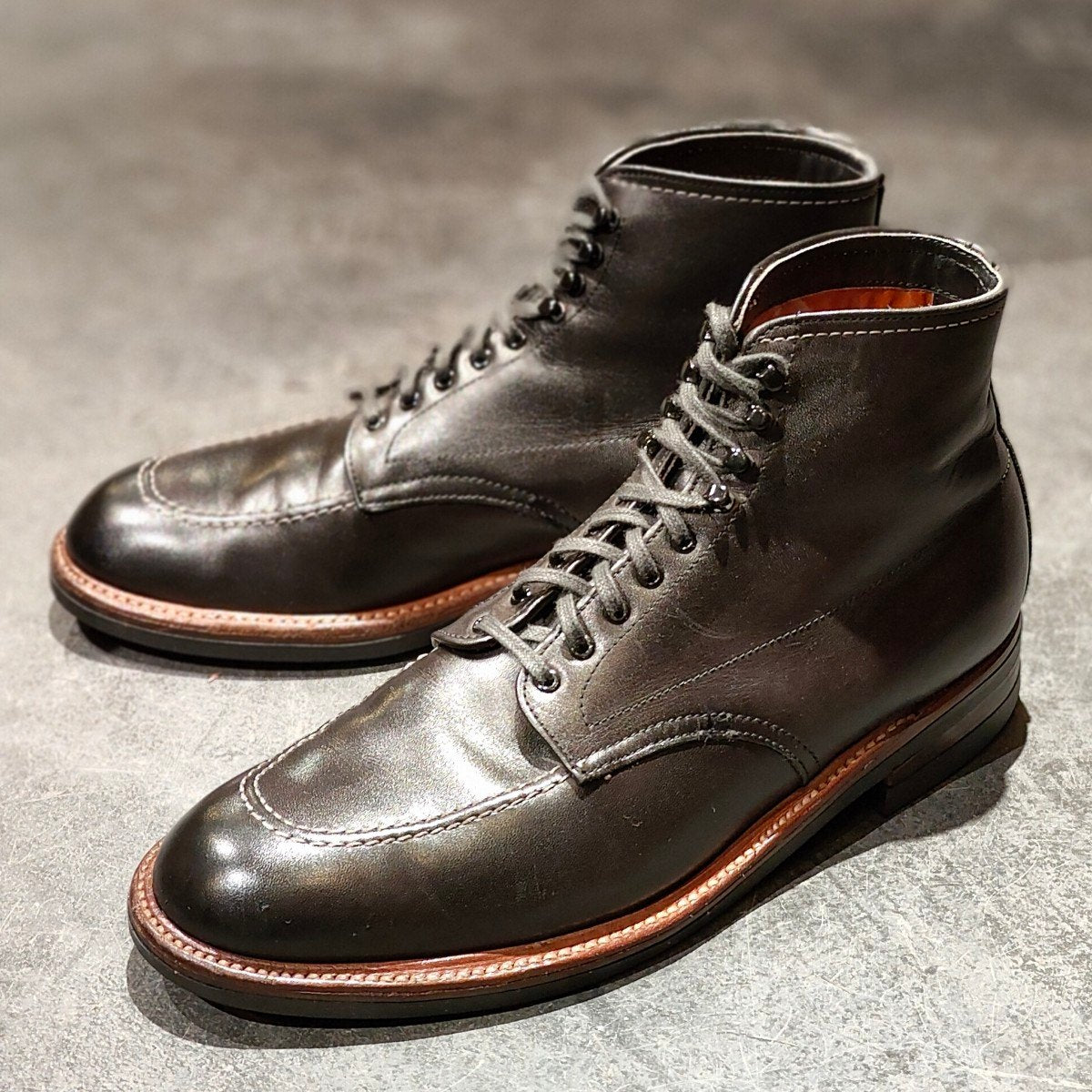 極美品【ALDEN】オールデン 401 インディーブーツ オースティンベンズカーフ ブラック サイズUS9D トゥルーバランスラスト