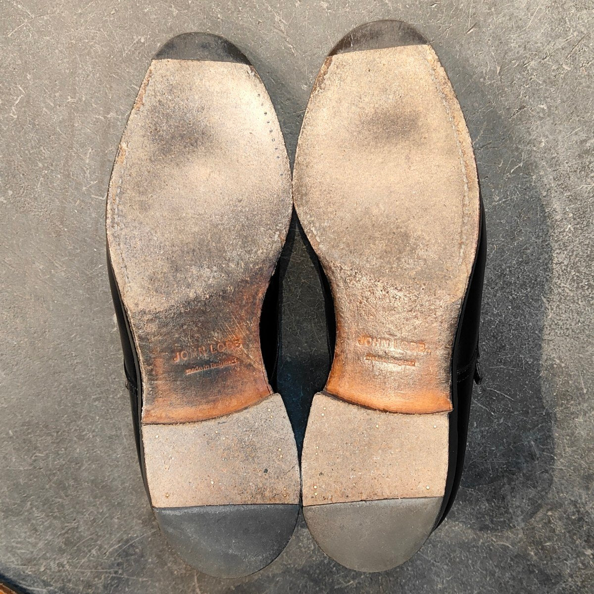 極美品【JOHN LOBB】ジョンロブ ウィリアム ダブルモンク カーフ ブラック サイズUK6E 9795ラスト 参考定価¥251,900-