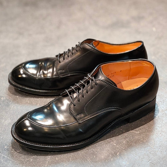 使用数回【ALDEN】オールデン 54331 Vチップ コードバン ブラック US9D モディファイドラスト 参考定価¥209,000-