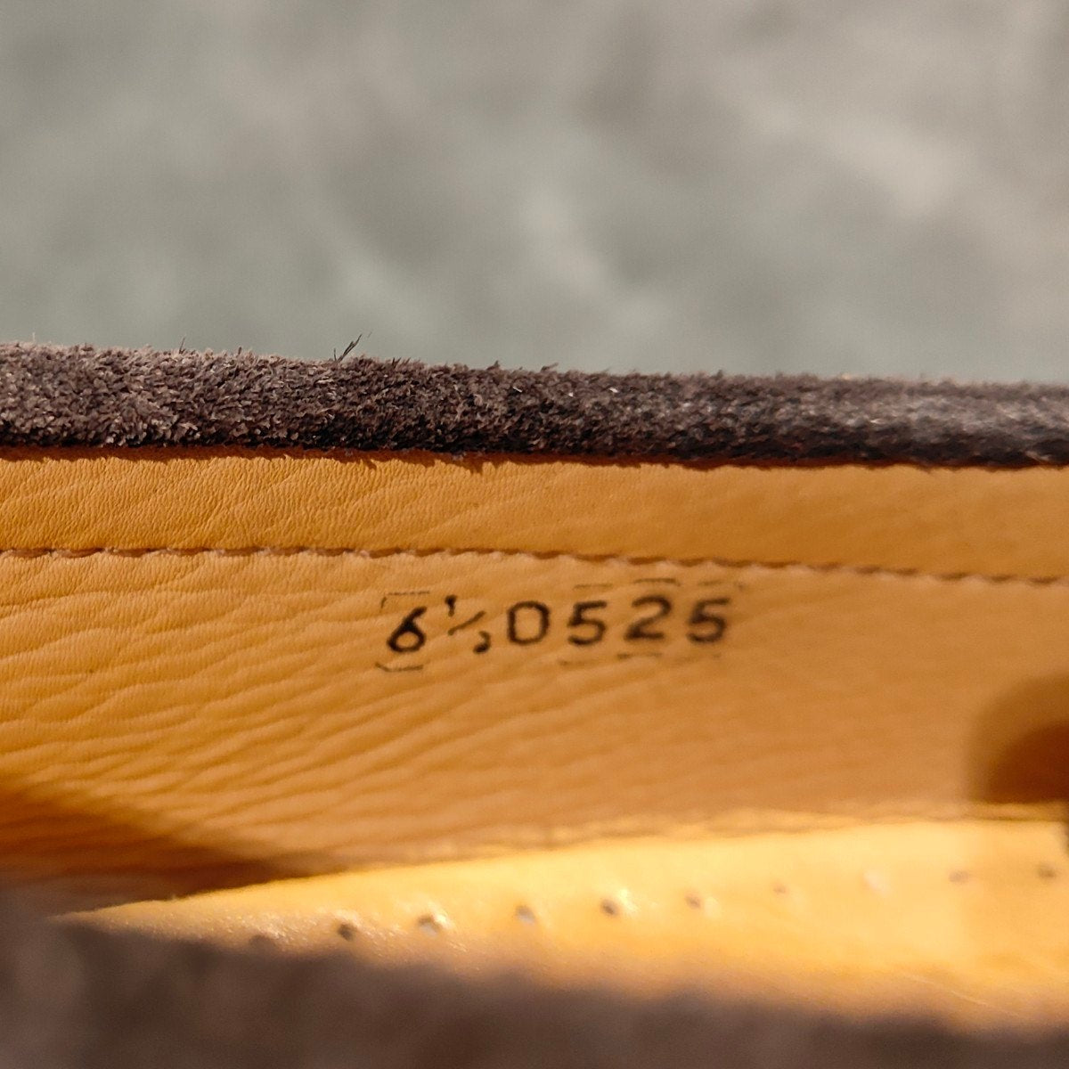 美品【PARABOOT】パラブーツ コロー ビットローファー スエード ダークグレー サイズ UK6.5