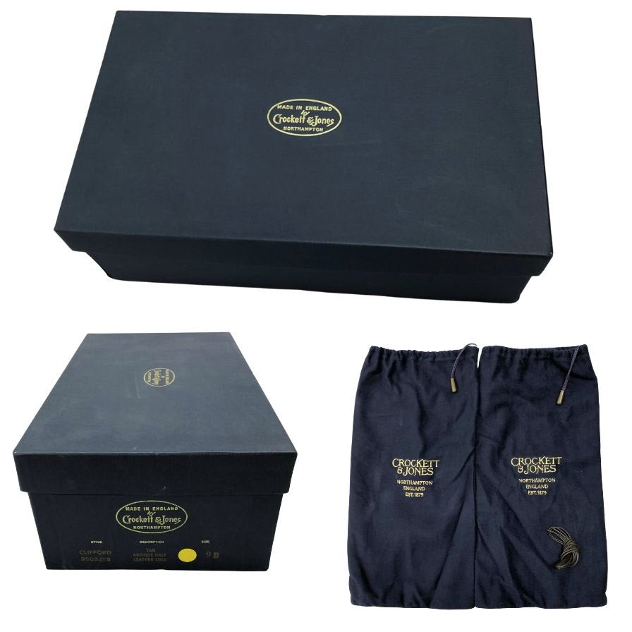 【crockett & jones】クロケット&ジョーンズ ビジネスシューズ ブラウン(茶系) サイズ 9 ラスト
