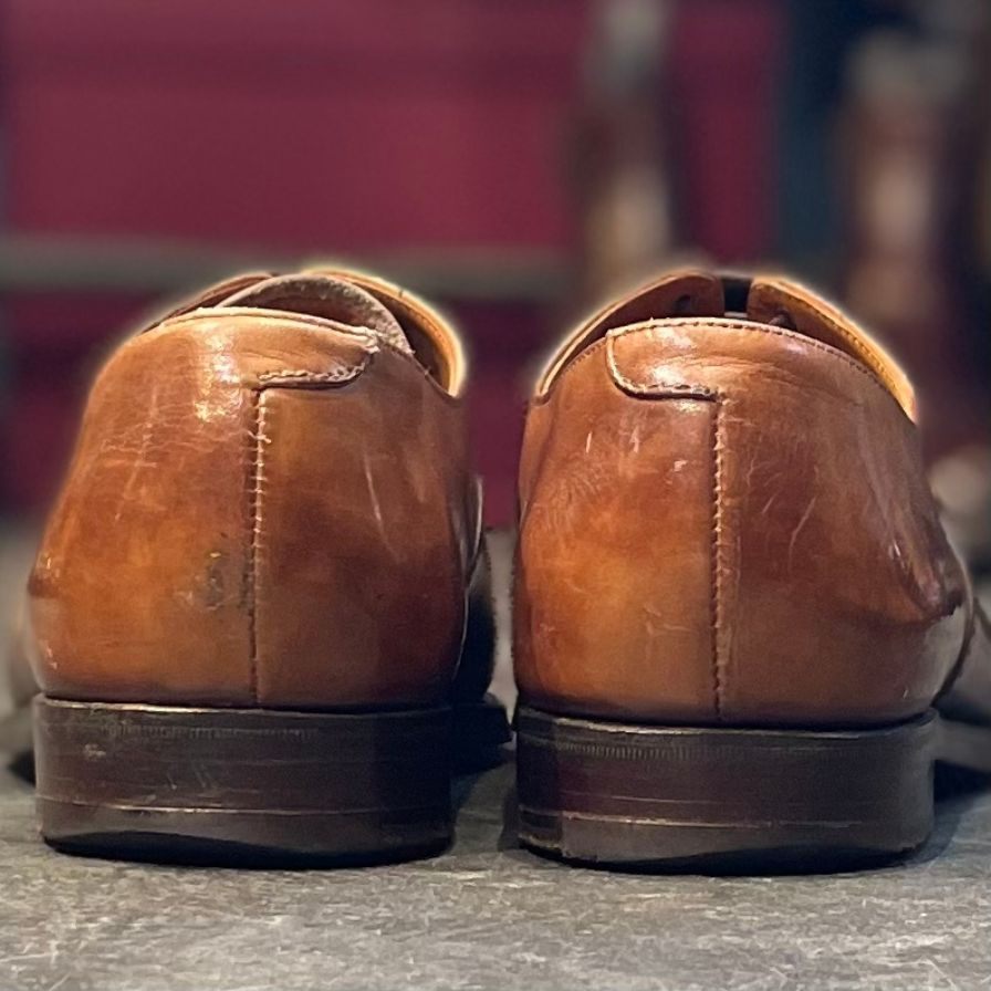 【CROCKETT&JONES】クロケット&ジョーンズ プレーントゥ ダルトン ブラウン サイズ UK7E