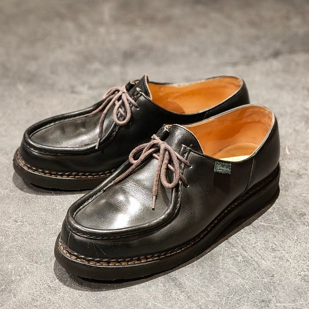 【Paraboot】パラブーツ ミカエル チロリアン リスレザー ブラック サイズ42 参考定価¥94,600-
