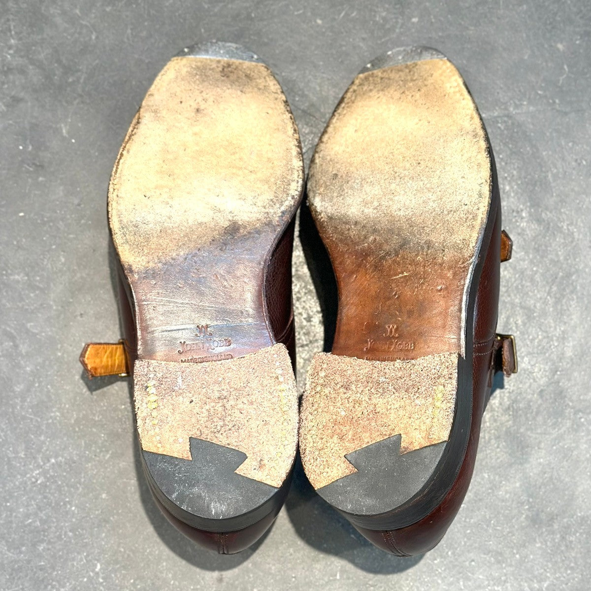 美品【JOHNLOBB】ジョンロブ ダブルモンク ウィリアム 9795ラスト ブラウン サイズUK6.5E 9795ラスト