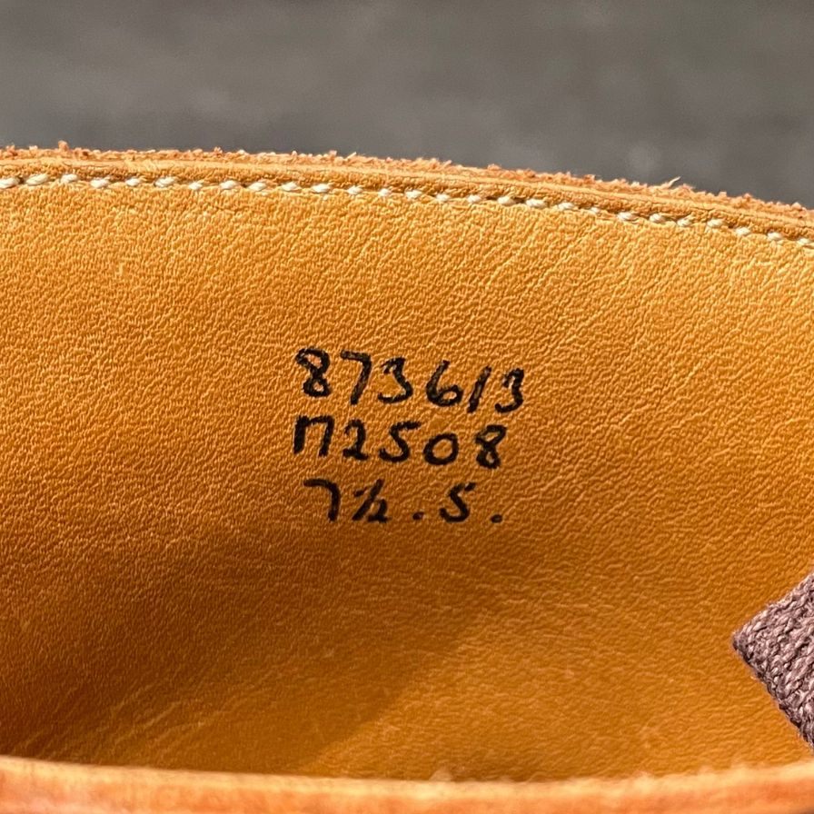 【Tricker's】トリッカーズ カントリーブーツ モールトン M2508 カーフ ブラウン系 サイズ UK7.5