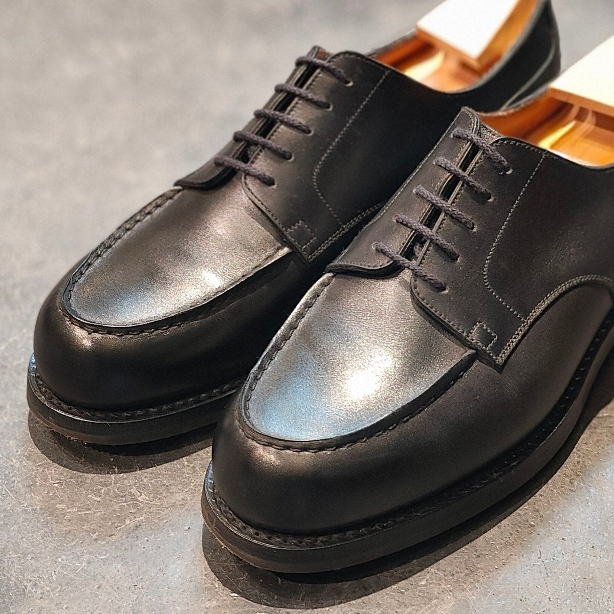 極美品 【J.M.WESTON】ジェイエムウエストン 641 ゴルフ Uチップ ボックスカーフ ブラック サイズ UK6.5E 31ラスト 定価¥168,300-