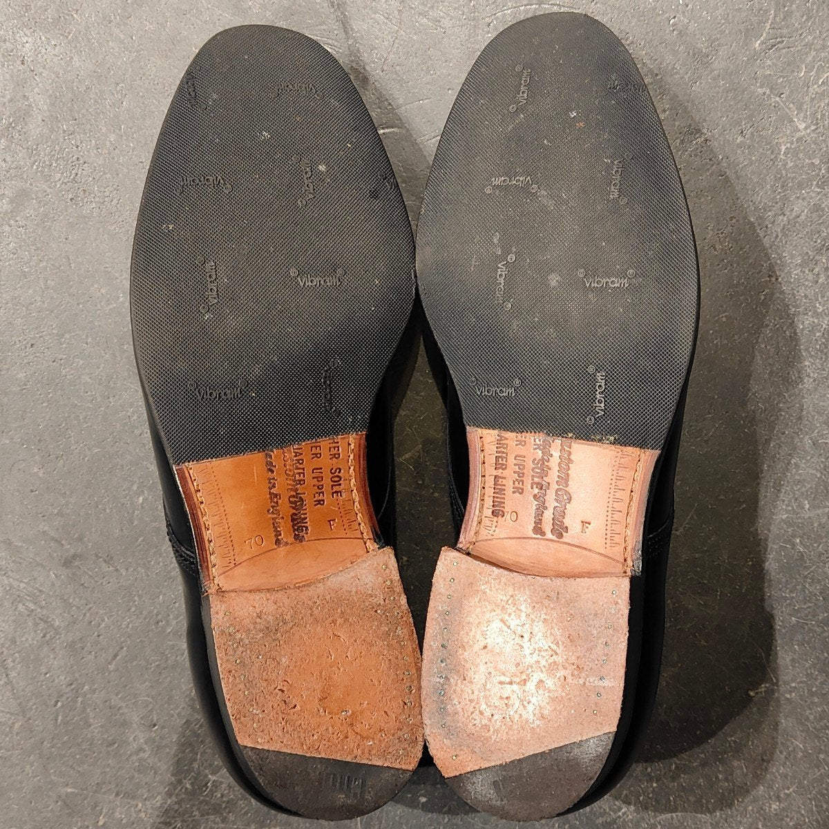 希少 極美品【Church's】チャーチ 3都市 マーカム プレーントゥ ブラック サイズ UK70F 73ラスト