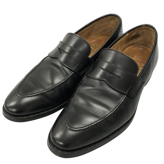 【CROCKETT&JONES】クロケット&ジョーンズ  ローファー カーフ ブラック(黒) サイズ UK7.5E ラスト