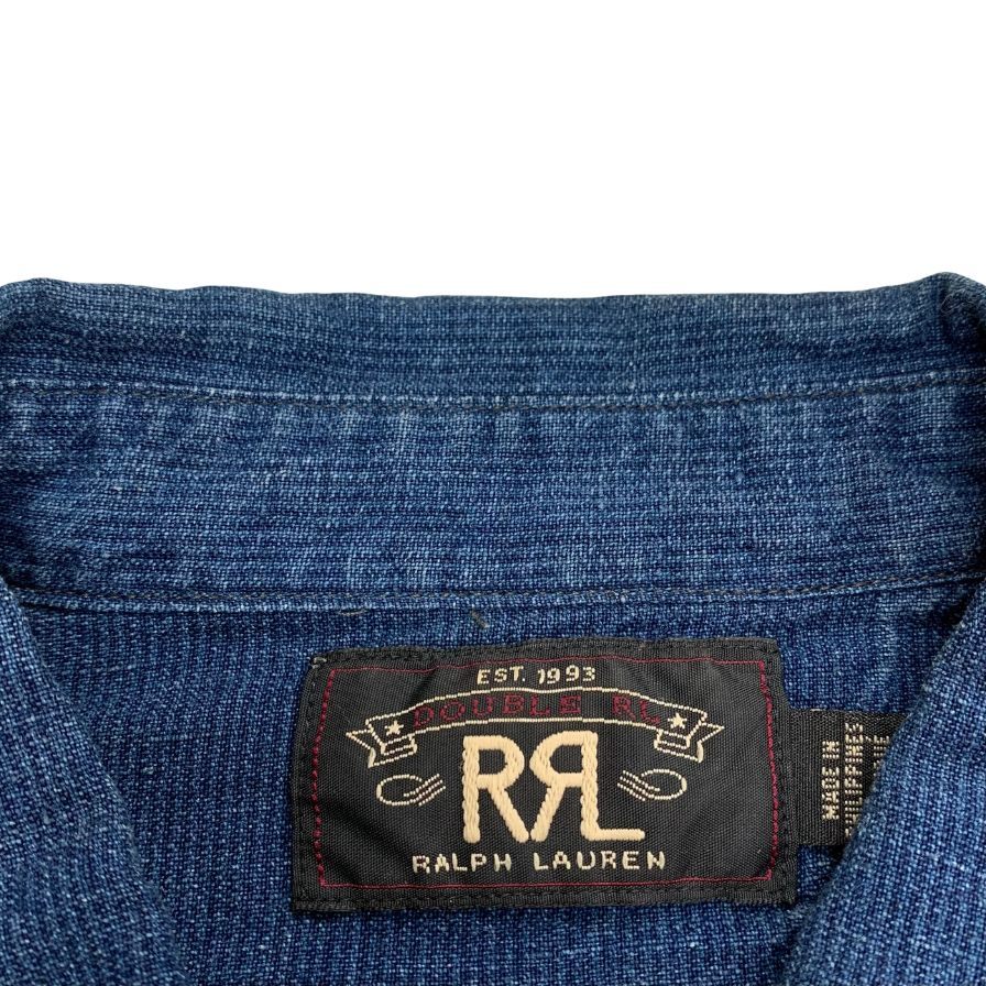 【RRL RALPH LAUREN】ダブルアールエル ラルフローレン デニムシャツ サイズ