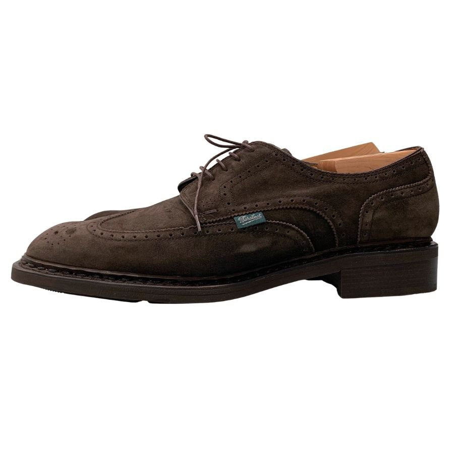 【Paraboot】パラブーツ ビジネスシューズ スエード ブラウン(茶系) サイズ 9.5 ラスト