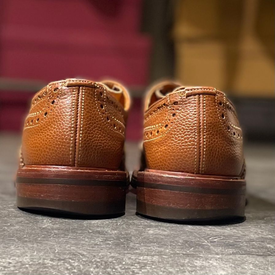 【Tricker's】トリッカーズ バートン グレインレザー ブラウン サイズ UK7.5