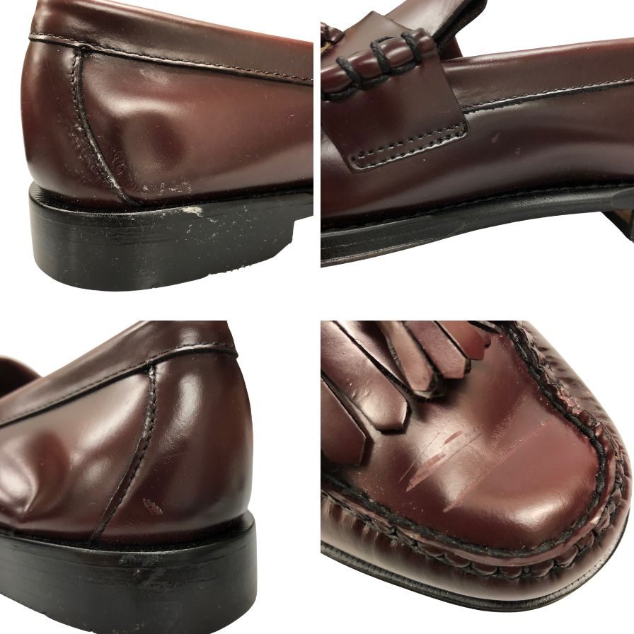 【G.H.Bass&Co.】ジーエイチバス ローファー バーガンディ ボルドー サイズ 8.5 ラスト