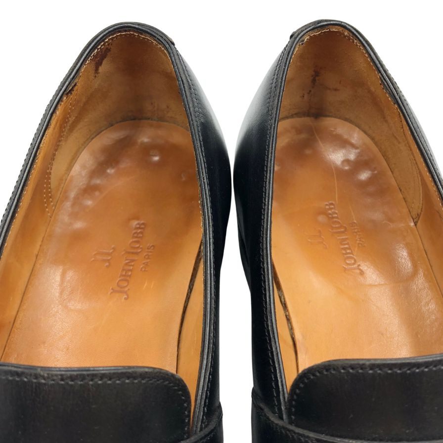 【JOHN LOBB】ジョンロブ ローファー Uチップ ブラック(黒) サイズ 5.5 ラスト