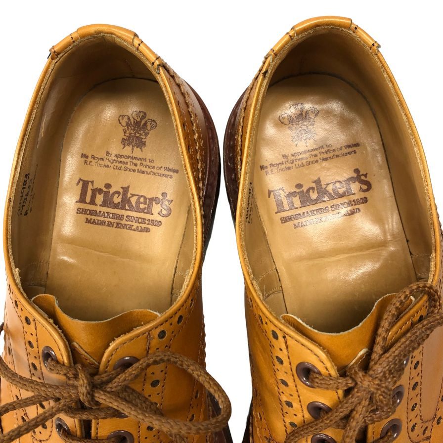 【Tricker`s】トリッカーズ M5633 ビジネスシューズ バートン ベージュ サイズ 8 ラスト