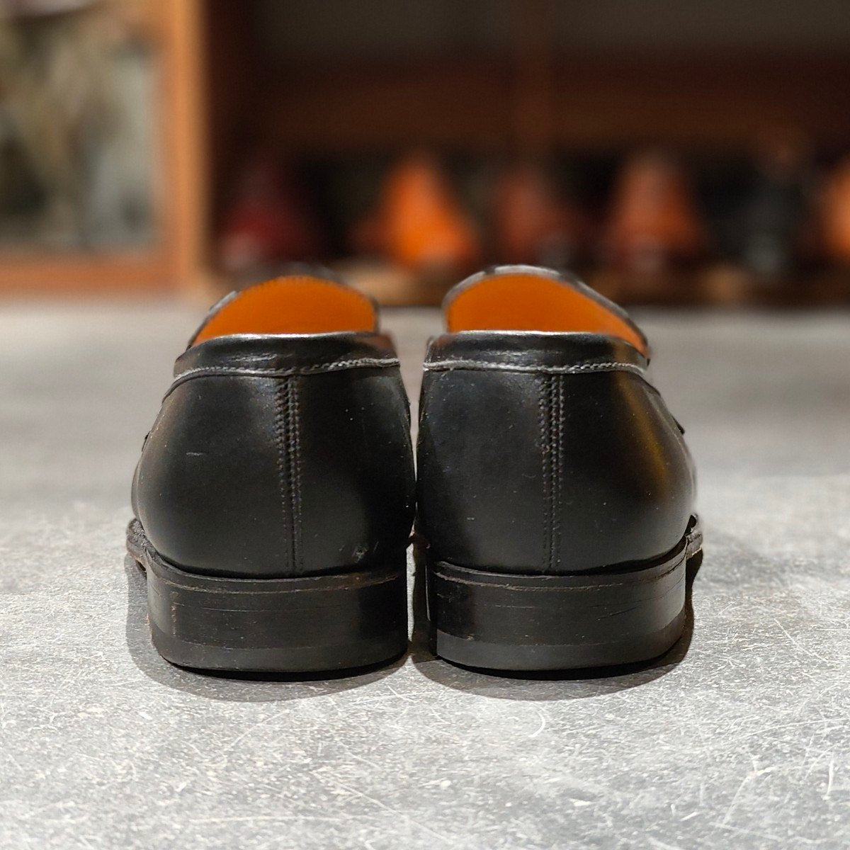 【J.M.WESTON】ジェイエムウエストン 180 シグニチャーローファー ボックスカーフ ブラック サイズ UK7D 41ラスト 定価¥156,200-
