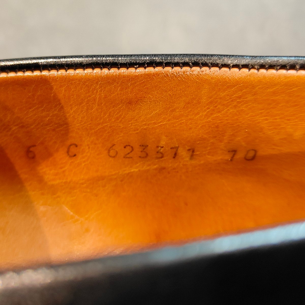 美品 【J.M.WESTON】ジェイエムウエストン 180 シグニチャーローファー 旧旧ロゴ ボックスカーフ ブラック サイズ UK6C 41ラスト 参考定価¥156,200-