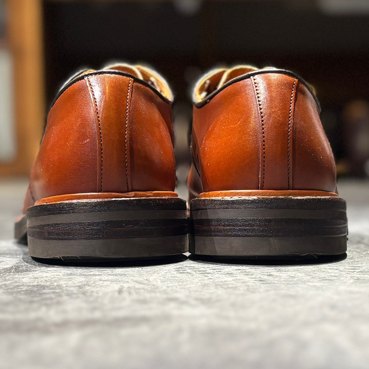 【Tricker’s】トリッカーズ レザーシューズ M798 ストレートチップ カーフ ブラウン サイズ UK8