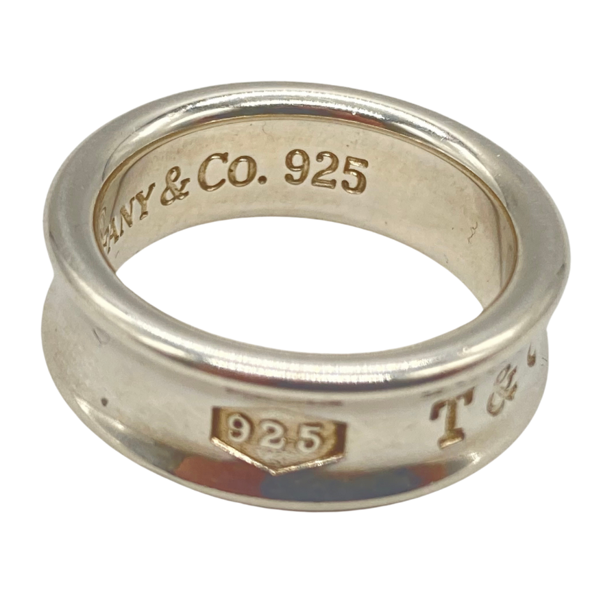 【TIFFANY & CO.】ティファニー VINTAGE 1837COLLECTION シルバーリング 1997刻印 SV925 12号