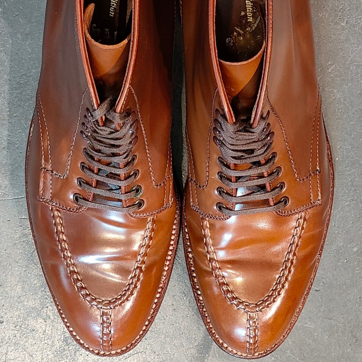 希少 使用数回 【ALDEN】オールデン The Shoe Mart別注 4030 NST タンカーブーツ コードバン ラベロ サイズUS9D アバディーンラスト